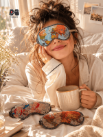 چشم بند طرح نقشه جهان مپگرد