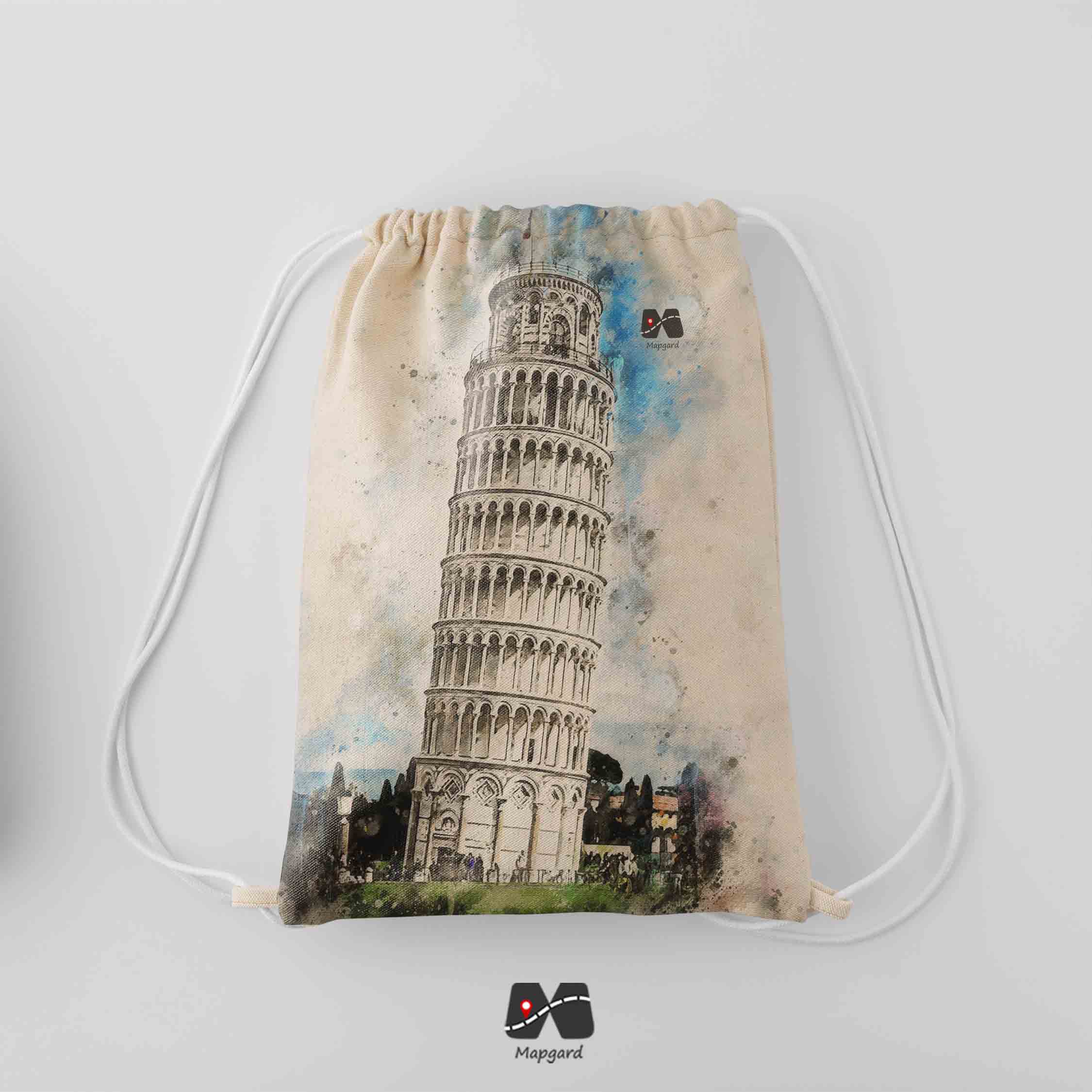 backpack-country-italy-pisa-mapکوله پشتی مخمل طرح ایتالیا برج پیزاgard کوله پشتی مخمل طرح ایتالیا برج پیزا