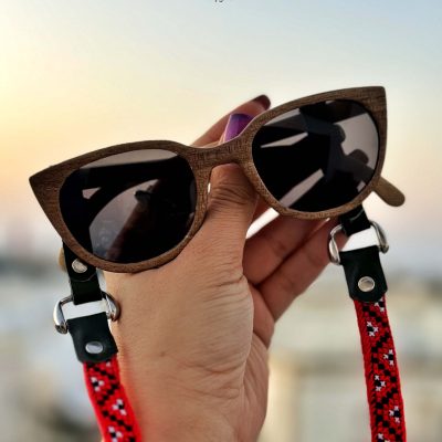 عینک چوبی دست ساز با قابلیت شخصی سازی